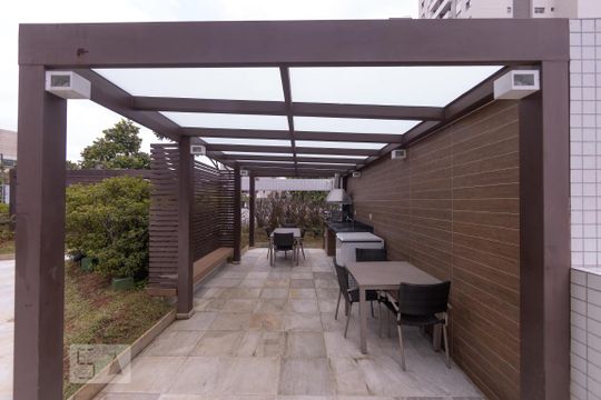 Churrasqueira de kitnet/studio para alugar com 1 quarto, 55m² em Vila Regente Feijó, São Paulo