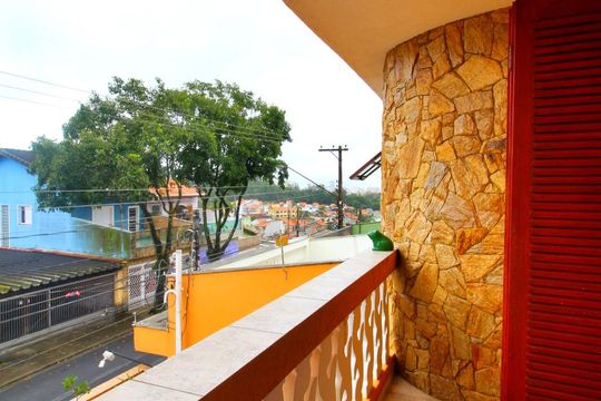 Varanda da Suíte de casa à venda com 2 quartos, 193m² em Jardim Alvorada, Santo André