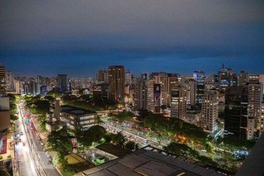 Vista de kitnet/studio para alugar com 1 quarto, 24m² em Liberdade, São Paulo