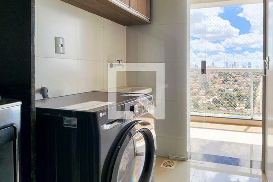 Área de serviço de apartamento à venda com 3 quartos, 78m² em Vila Maria José, Goiânia
