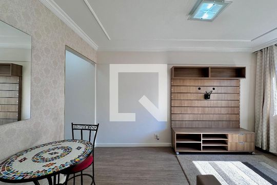 Sala  de apartamento à venda com 1 quarto, 47m² em Vila Congonhas, São Paulo