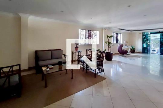 Hall Social  de apartamento à venda com 1 quarto, 47m² em Vila Congonhas, São Paulo