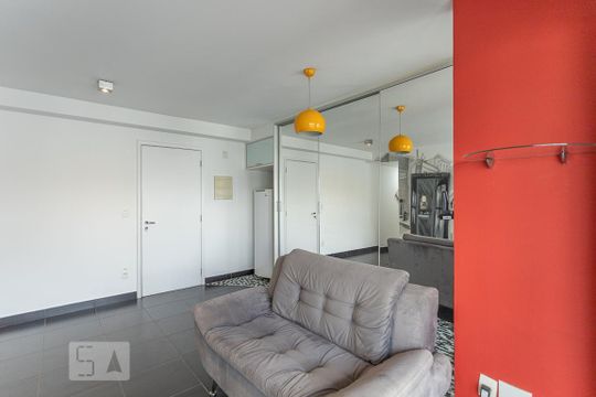 Sala de apartamento para alugar com 2 quartos, 53m² em Barra Funda, São Paulo