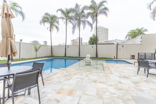 Área comum - Piscina de apartamento para alugar com 2 quartos, 53m² em Barra Funda, São Paulo