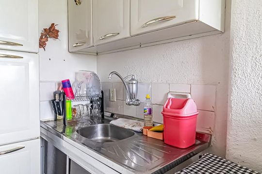 Cozinha de apartamento para alugar com 2 quartos, 48m² em Jacarepaguá, Rio de Janeiro