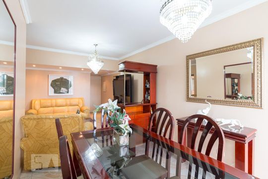 Sala de apartamento para alugar com 3 quartos, 90m² em Vila Silveira, Guarulhos