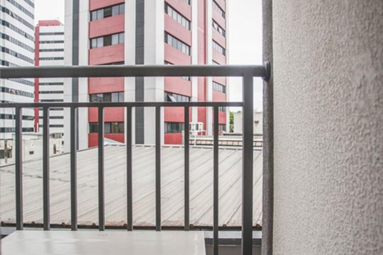 Varanda de apartamento para alugar com 1 quarto, 26m² em Mirandópolis, São Paulo