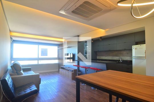 Sala de apartamento à venda com 2 quartos, 80m² em Centro, Canoas