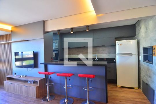 Cozinha de apartamento à venda com 2 quartos, 80m² em Centro, Canoas