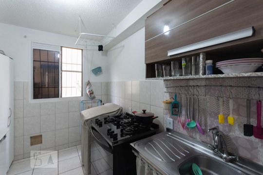 Cozinha e Área de Serviço de apartamento à venda com 2 quartos, 44m² em Estácio, Rio de Janeiro