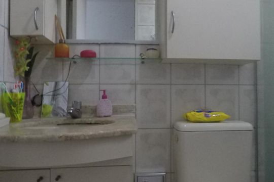 Banheiro de apartamento para alugar com 2 quartos, 56m² em Chacara Nossa Senhora do Bom Conselho, São Paulo