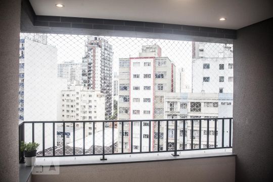 Sacada de apartamento à venda com 2 quartos, 55m² em Bela Vista, São Paulo