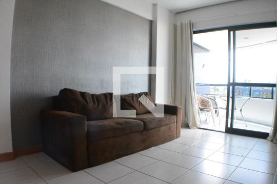 Área com varanda e vista para o mar de apartamento para alugar com 1 quarto, 60m² em Armação, Salvador