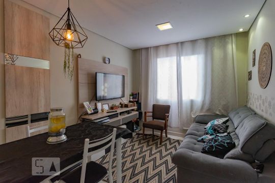 Sala de apartamento à venda com 2 quartos, 46m² em Parque Jambeiro, Campinas