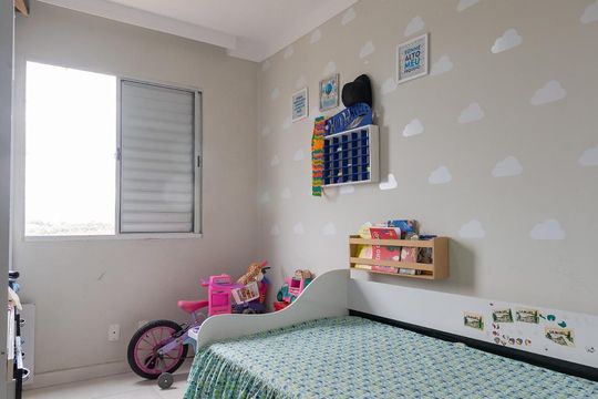 Quarto 1 de apartamento à venda com 2 quartos, 46m² em Parque Jambeiro, Campinas