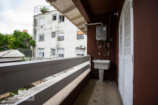 Varanda da Suíte 2 de casa à venda com 3 quartos, 435m² em São João, Porto Alegre