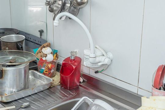 Detalhe cozinha de apartamento à venda com 2 quartos, 47m² em Jardim Santa Terezinha (zona Leste), São Paulo