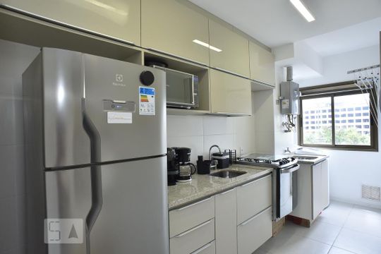 Cozinha de apartamento à venda com 2 quartos, 59m² em Pechincha, Rio de Janeiro