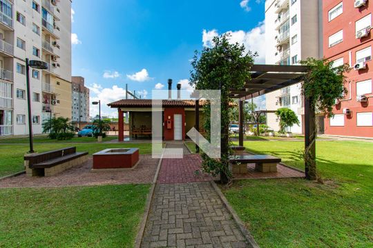 Área comum de apartamento à venda com 2 quartos, 55m² em Bairro Fátima, Canoas