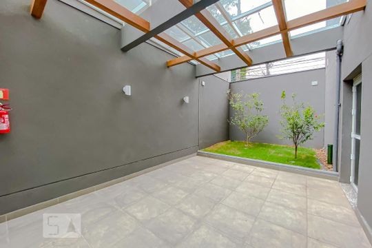Área comum - Churrasqueira de kitnet/studio para alugar com 1 quarto, 20m² em Brás, São Paulo