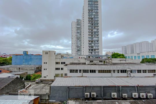 Vista da Sala e Quarto de kitnet/studio para alugar com 1 quarto, 20m² em Brás, São Paulo