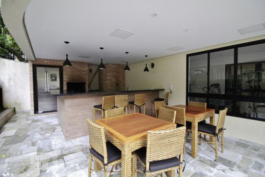 Área comum - Churrasqueira de apartamento à venda com 3 quartos, 130m² em Vila Andrade, São Paulo