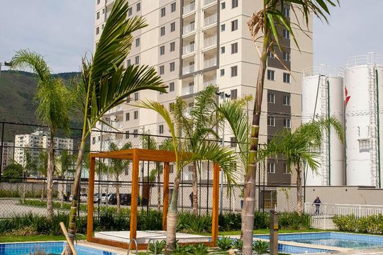 Fachada de apartamento para alugar com 2 quartos, 47m² em Centro, Nova Iguaçu