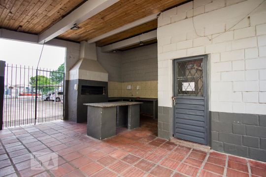 Área comum - Churrasqueira de apartamento à venda com 1 quarto, 53m² em Humaitá, Porto Alegre