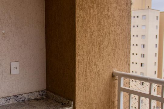 Varanda da Sala de apartamento para alugar com 2 quartos, 56m² em Vila Floresta, Santo André