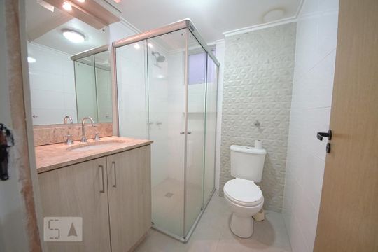 Banheiro de apartamento para alugar com 2 quartos, 54m² em São Miguel, São Leopoldo