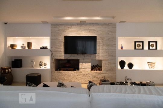 Sala de casa à venda com 4 quartos, 500m² em Vargem Grande, Rio de Janeiro