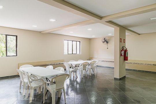 Área comum - Salão de festas de apartamento para alugar com 2 quartos, 75m² em Santa Maria, São Caetano do Sul