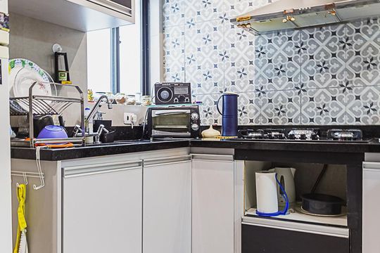 Cozinha de apartamento para alugar com 2 quartos, 75m² em Santa Maria, São Caetano do Sul