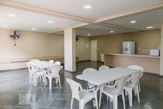 Área comum - Salão de festas de apartamento para alugar com 2 quartos, 75m² em Santa Maria, São Caetano do Sul