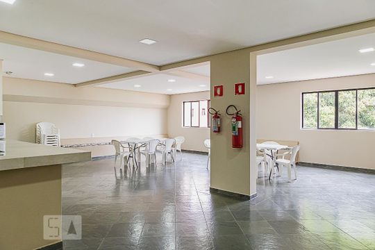 Área comum - Salão de festas de apartamento para alugar com 2 quartos, 75m² em Santa Maria, São Caetano do Sul