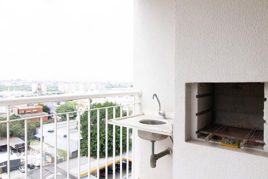 Varanda Gourmet de apartamento para alugar com 3 quartos, 69m² em Vila das Bandeiras, Guarulhos