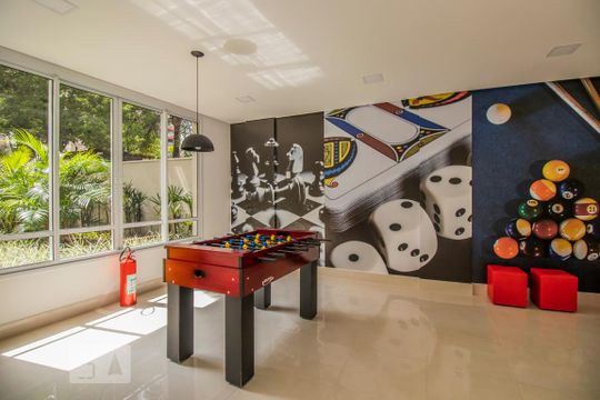 Área Comum - Salão de Jogos de apartamento para alugar com 1 quarto, 42m² em Vila Mascote, São Paulo