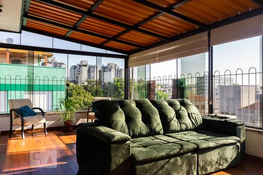 Sala de apartamento à venda com 3 quartos, 112m² em Cristo Redentor, Porto Alegre