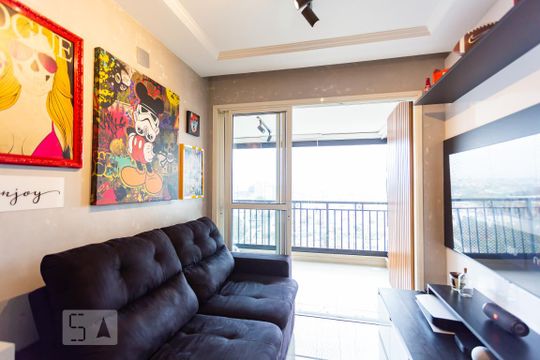 Sala de apartamento para alugar com 2 quartos, 60m² em Centro, Osasco