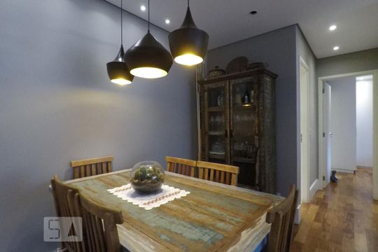 Sala de apartamento à venda com 2 quartos, 67m² em Vila Andrade, São Paulo