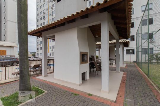 Área comum - Churrasqueira de apartamento à venda com 2 quartos, 46m² em São Jorge, Novo Hamburgo