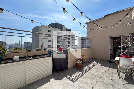 Sacada de apartamento à venda com 2 quartos, 96m² em Santo Amaro, São Paulo