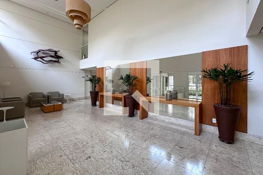 Hall Social Bloco de apartamento à venda com 2 quartos, 96m² em Santo Amaro, São Paulo