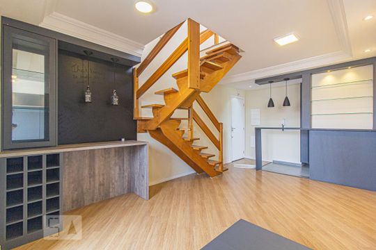 Sala de apartamento à venda com 2 quartos, 229m² em Guaíra, Curitiba
