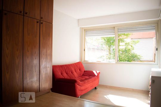 Sala de Estar/Quarto de kitnet/studio para alugar com 1 quarto, 22m² em Centro Histórico, Porto Alegre