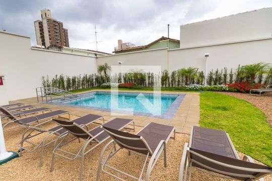 Área comum - Piscina de kitnet/studio à venda com 1 quarto, 48m² em Centro, Campinas