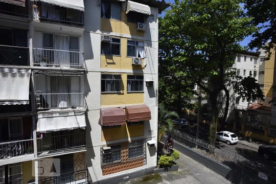 Vista da Varanda de apartamento à venda com 2 quartos, 45m² em Taquara, Rio de Janeiro
