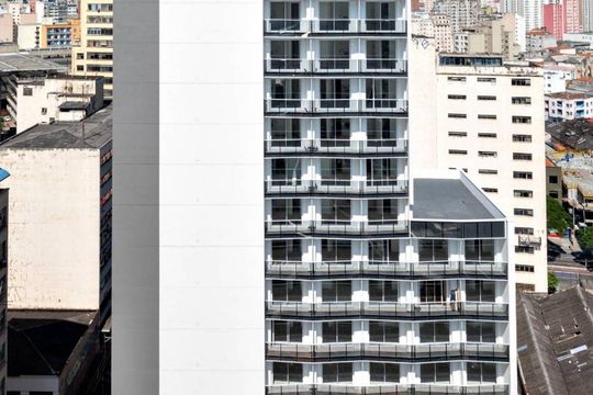Fachada de kitnet/studio à venda com 1 quarto, 24m² em Centro, São Paulo