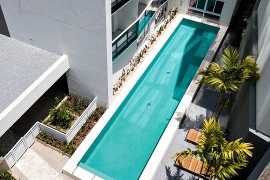 Área comum - Piscina de kitnet/studio à venda com 1 quarto, 24m² em Centro, São Paulo