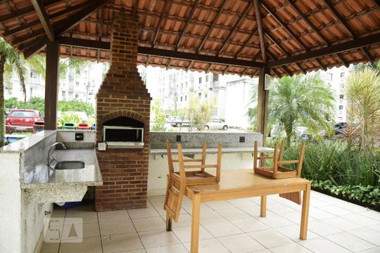 Área comum - Churrasqueira de apartamento para alugar com 2 quartos, 52m² em Barra da Tijuca, Rio de Janeiro